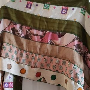 Recycled Sari Silk Scarf